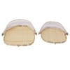 2Pcs Food Serving Tent Basket Fly Skeeter Insect Resistant Bamboo