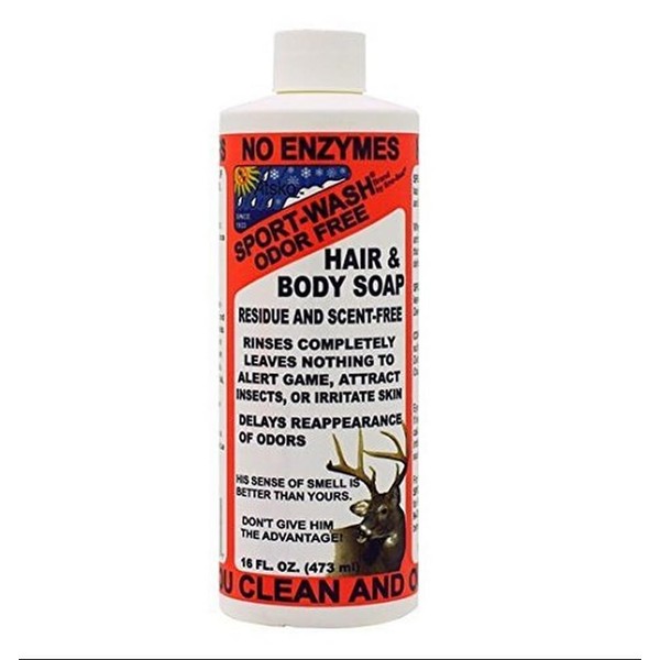Atsko Sport-Wash Hair & Body Soap 16 Fl oz. Bottle 1345B: Sport-Wash Hair & Body Soap 16 Fl oz. Bottle