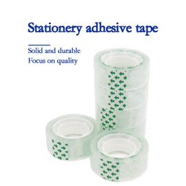 Transparent tape refill, Crystal Clear Transparent Tape Refills, Universal transparent smooth tape, 6 Rolls Value Pack, 3/4 in x 1000 in, 1 inch Core, Gift Wrapping Tape for Office, Home, School