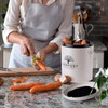 Perfnique Kitchen Compost Bin, 1.3 Gallon Countertop Compost Bin with