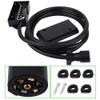 cciyu Heavy Duty 7 Way Plug Inline Trailer Cord for