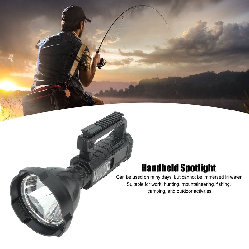W590 Rechargeable Spotlight Handheld Lamp Strong Light Searchlight USB Chargeable