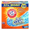 Arm Hammer Plus OxiClean Powder Laundry Detergent, Fresh Scent, 130