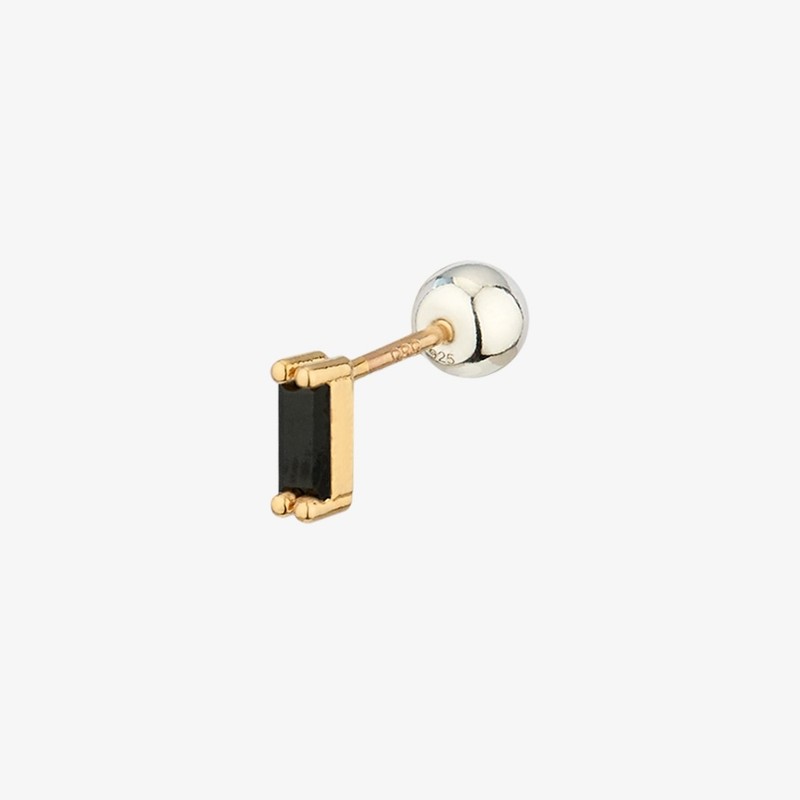 Gold & Deer White Gold Green Cubic / 골드앤디어 화이트골드