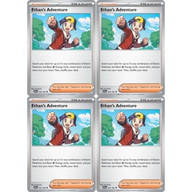 Ethan’s Adventure 165/182 – Destined Rivals Trainer Card Lot – Playset x4