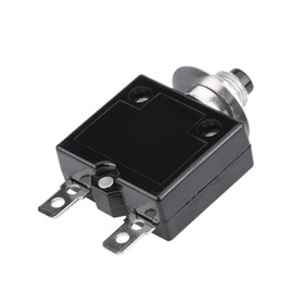 Kodrily Circuit Breaker, Manual Reset Thermal Switch, 125-250V AC 50V DC Overload Breaker, Current Overload Protector, Push Button Thermal Circuit Breaker (30A)