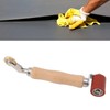40mm Silicone Seam Roller Dual Use Brass Wheel Wood Handle