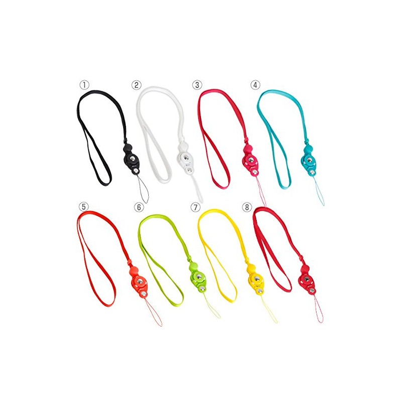 [ハミィ] HandLinker Putto Carabiner ネックストラップ カラビナ (スカイブルー)【ハンドリンカー 落下防止 携帯 スマホ