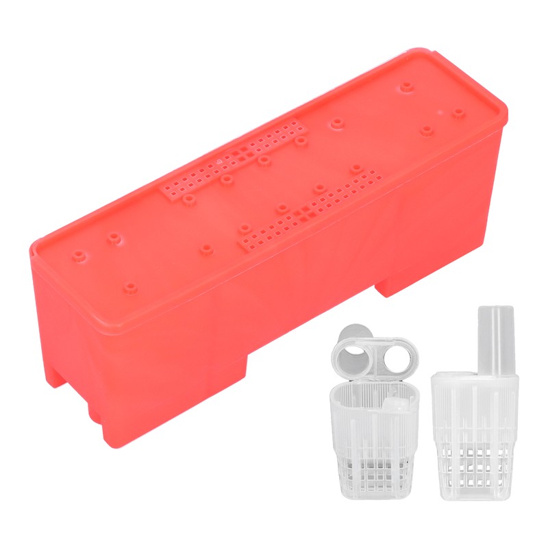 20Pcs Bee Queen Transporting Catcher Plastic Cage Container Beekeeping Equipment