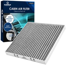 Kurimup CF10133 Premium Cabin Air Filter with Activated Carbon, Fit for Toyota Corolla (2002-2008), Matrix (2003-2008), Replace for OE:88568-02020