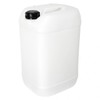 Canister with screw cap, natural colour, size 25 litres