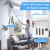 Duster for Cleaning 5-in-1 Kit, 100 Inches Duster with Extension