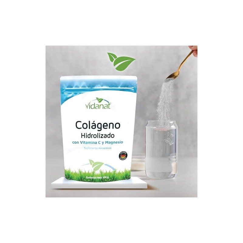 Vidanat Colágeno Hidrolizado Puro Vitamina Magnesio 300