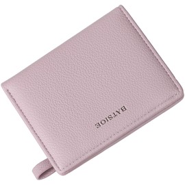 RRANCharltu Women's Small Leather Purse, Short Women's Mini Purse with Zip, Coin Compartment, Wallet