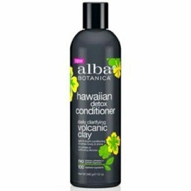 ALBA BOTANICA HAWAIIAN DETOX VOLCANIC CLAY CLARIFYING CONDITIONER, 12 OZ. SET/4