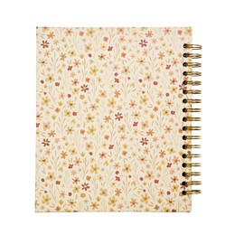 Promptly Journals, Our Family Recipes: A Meals and Memories Keepsake (Meadow, Yellow, Leatherette) | Prompted Recipe Journal | Cooking Journal | Family Gifts