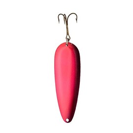 Lucky Strike Bait Works Devil Bait Spoon Fishing Lure for Panfish, Bass, Pike, Designed in Canada (Size 2.5, FL Pink Black Nickel)