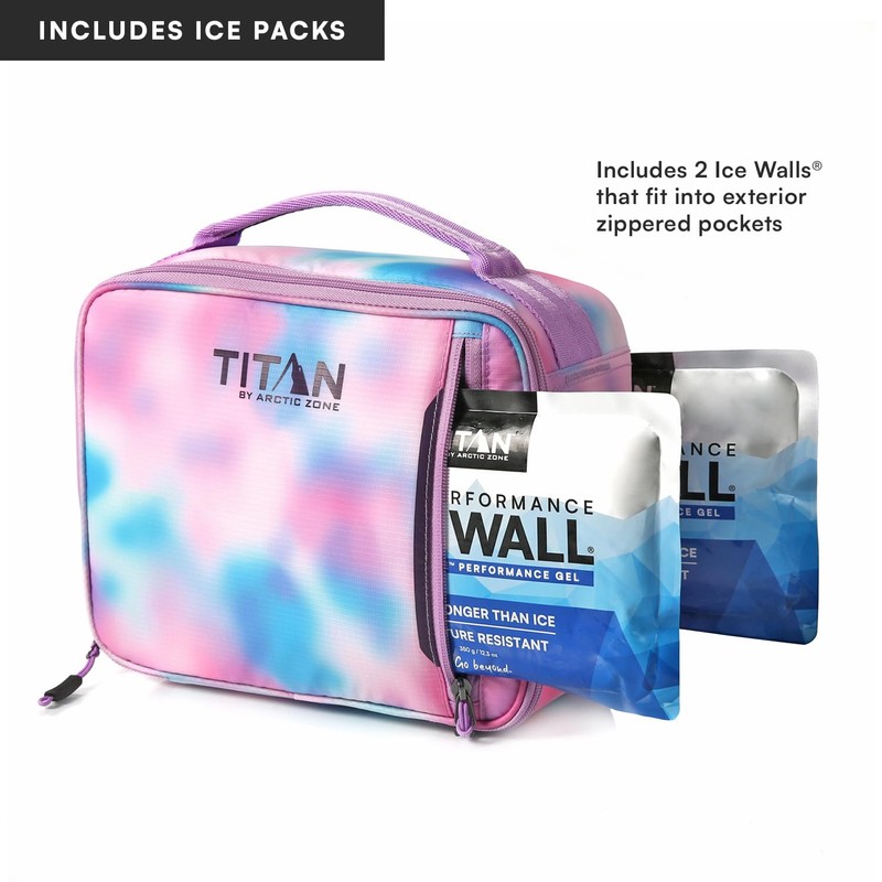 Titan Fridge Cold Lunch Box With 2 350g Ice Walls®,