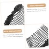 FOMIYES 2pcs Elegant Rhinestone Wedding Hair Side Combs Secure Bridal