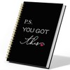DSHFG Inspirational Black Journal Notebook Gifts for Women Employees, Motivational