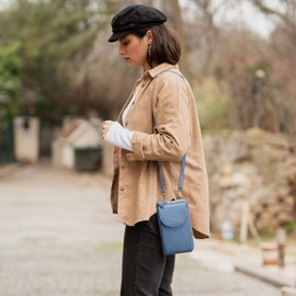 S-ZONE Small Crossbody Bags for Women Cell Phone Purse RFID Blocking Wallet Purses with Credit Card Slots