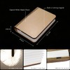 Tomshine Stimmungsbeleuchtung,Buch Lampe,Nachttischlampe,Tischleuchte,Warmweiß aus Holz,Papier mit USB-Kabel,Batteriebetriebene 500LM/880mAh 360°Faltbar
