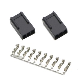 ATX Standard FAN Connector 3Pin Female 2 Housing 10 Pins Set Compatible with 3Pin Male Connectors