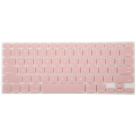 MOSISO Silicone Keyboard Cover Compatible with MacBook Air 13 inch A1466 A1369 2010-2017&Compatible with MacBook Pro 13/15 inch (with/Without Retina Display, 2015 or Older Version), Rose Quartz
