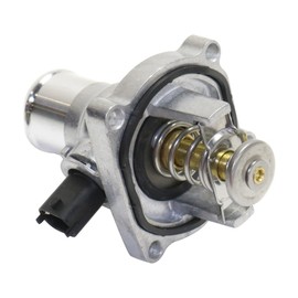 KarParts360 For Chevy Aveo/Aveo5 2009 2010 2011 Thermostat Housing | Metal | Blade Type | With Gasket | 2.37 Inches, 1.88 Inches, 2.03 Inches, 2.34 Inches Bolt Hole Center To Bolt Hole Center