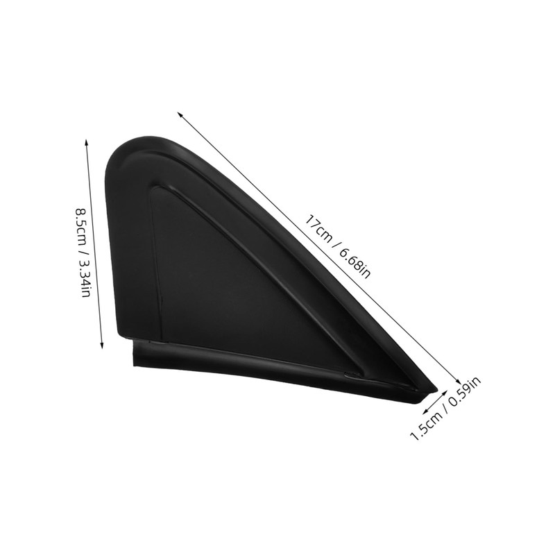 MAGICLULU 2Pcs Triangle Cover Plate for Car Front Pillar Durable