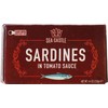 Sea Castle Sardines in Tomato Sauce, 4.4oz (12 Pack)