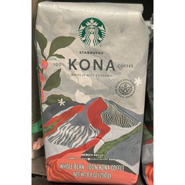 Starbucks 100% Kona Whole Bean Coffee 8.8oz Bag Hawaii Exclusive 2025