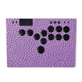 MightySkins Carbon Fiber Skin Compatible with Razer Kitsune - Purple Pleather | Protective, Durable Textured Carbon Fiber Finish | Easy to Apply | Made in The USA