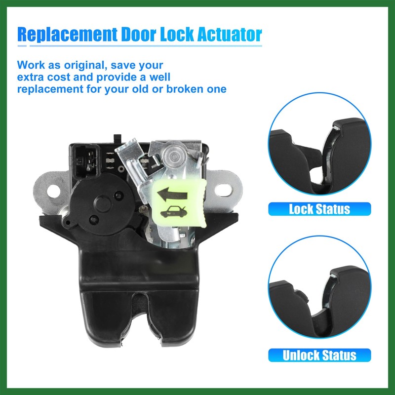 Motoforti Trunk Latch Lock Actuator 81230-C1500 for Hyundai Sonata 2018-2019