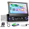 7 Inch Single DIN Flip Out Car Stereo with Wireless