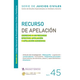 Recurso de Apelación: Derecho a un recurso efectivo, apelación principal y apelación adhesiva en el proceso civil – TC45