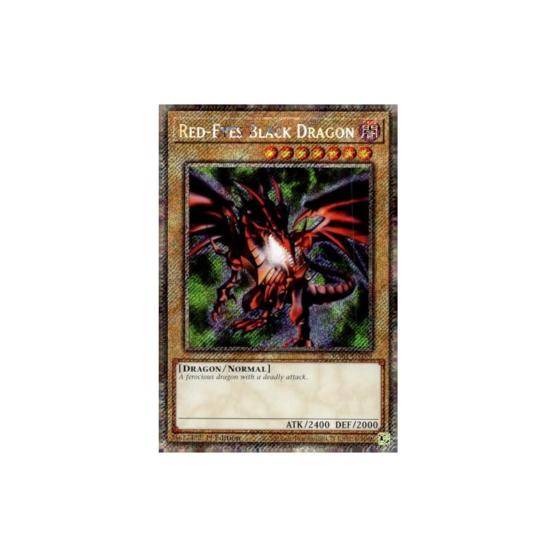 Red-Eyes Black Dragon (4th Art) (Platinum Secret Rare) - RA04-EN109