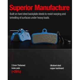 Ceramic Blue Disc Brake Pads for Talaria Sting R MX3 MX4,Segway X160 X260,SURRON Light Bee x,SUPER73 RX Mojave RSD X SUPER73-R Adventure Series Brake Pads Fits Ebike/Electric Dirt Bike/Motorcycle