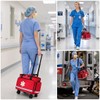 Medical Bag Rolling Roller Bag Trolley Duffel Nurses EMT CNA