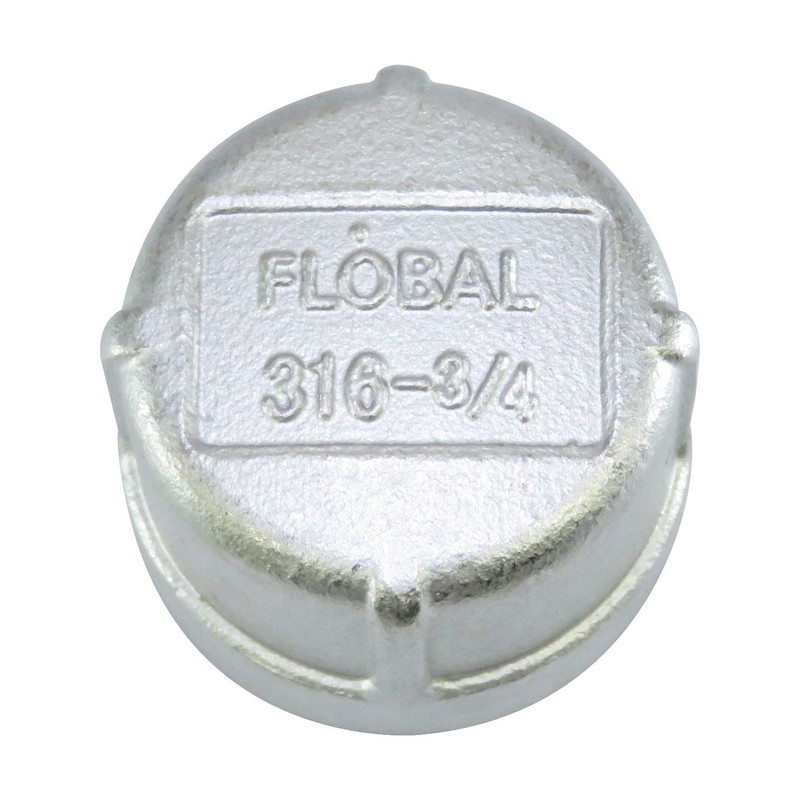 Flowbal Stainless Steel Threaded Fitting Cap VC-S14-03 3/8