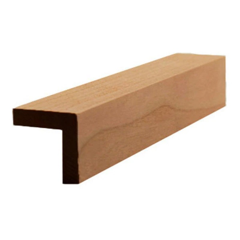 EWCG11 Corner Guard Molding 7/8" x 7/8" Trim. Unfinished, Red
