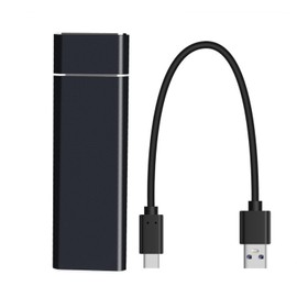 Unidad de Estado sólido móvil Tipo C de 1 TB Interfaz USB3.1 portátil SSD Unidad de Estado sólido de aleación de Aluminio a Prueba de Golpes Negro