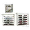 Showcase Wall Mount 5 Tier Display Case White with White