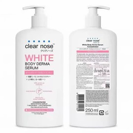 No Brand Clear Nose White Body Derma Serum 250ml | Brightening Body Lotion | Infused Niacinamide & Resorcinol & Gluta | Fast Absorbing Lightweight Texture | Even Out Dull Uneven Skin Tone | Full Body Whitening Care For All Skin Types