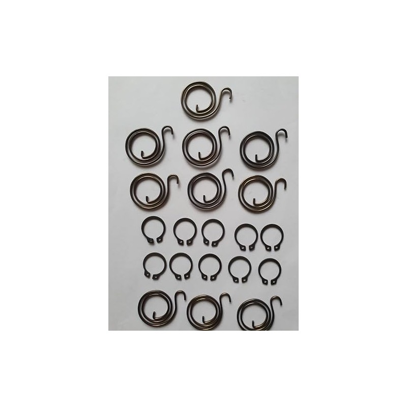 Door Handle Repair Kit Includes 10 Springs and 10 Circlips