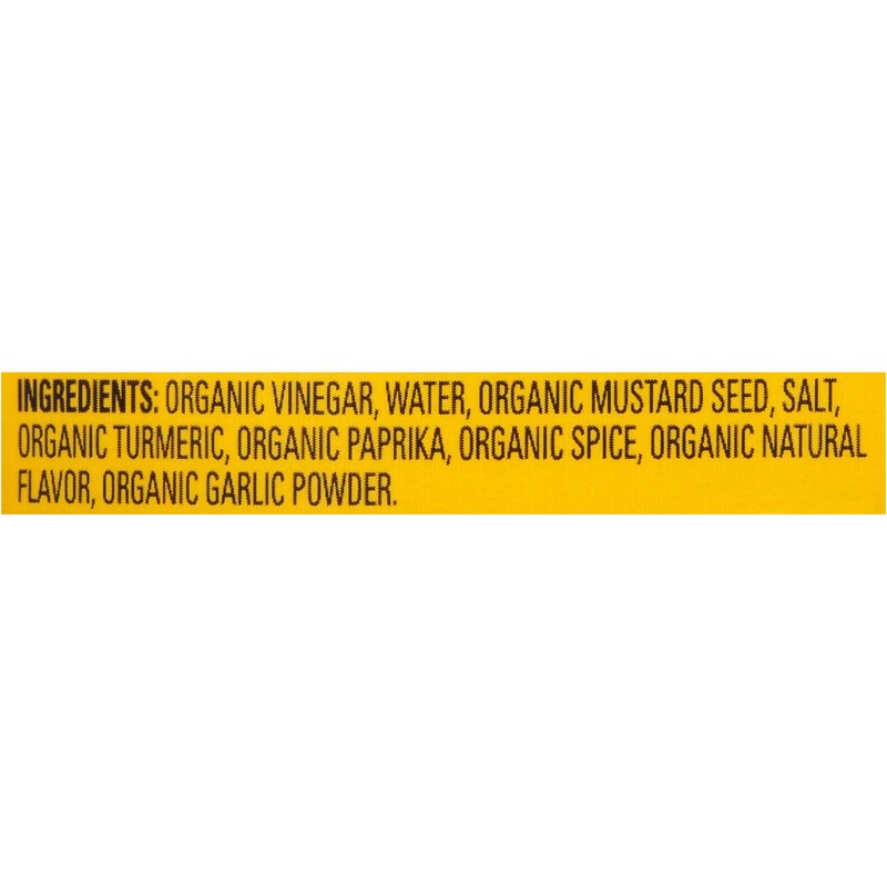 French's True Organics Classic Yellow Mustard, 12 oz