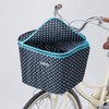 Kawasumi Seisakusho 2-Tier Polka Dot Front Basket Cover KW-540