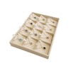 Svea Display Premium Grade Beige Velvet Jewelry Organization Tray for