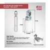 DOJA Industrial | Nylon Sliding Castors | 30 mm x