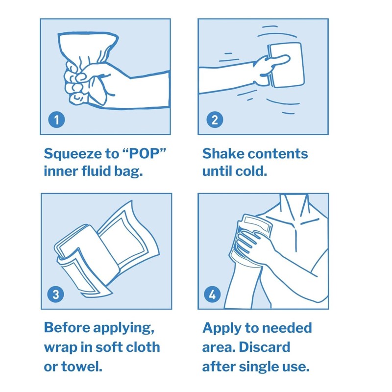 McKesson Instant Cold Packs 6" x 9" [24 Pack] –